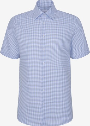 Coupe slim Chemise SEIDENSTICKER en bleu : devant