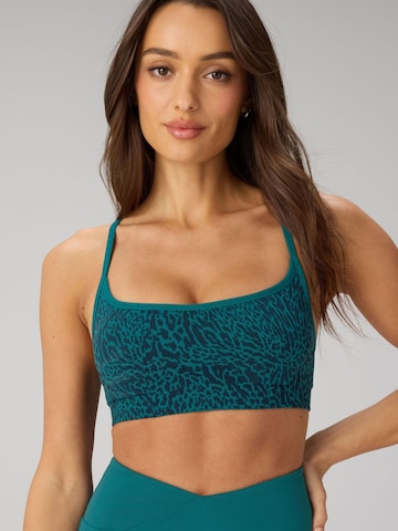 Fabletics Bra 'SLEEK SEAMLESS STRAPPY LOW IMPACT BRA' in Green: front