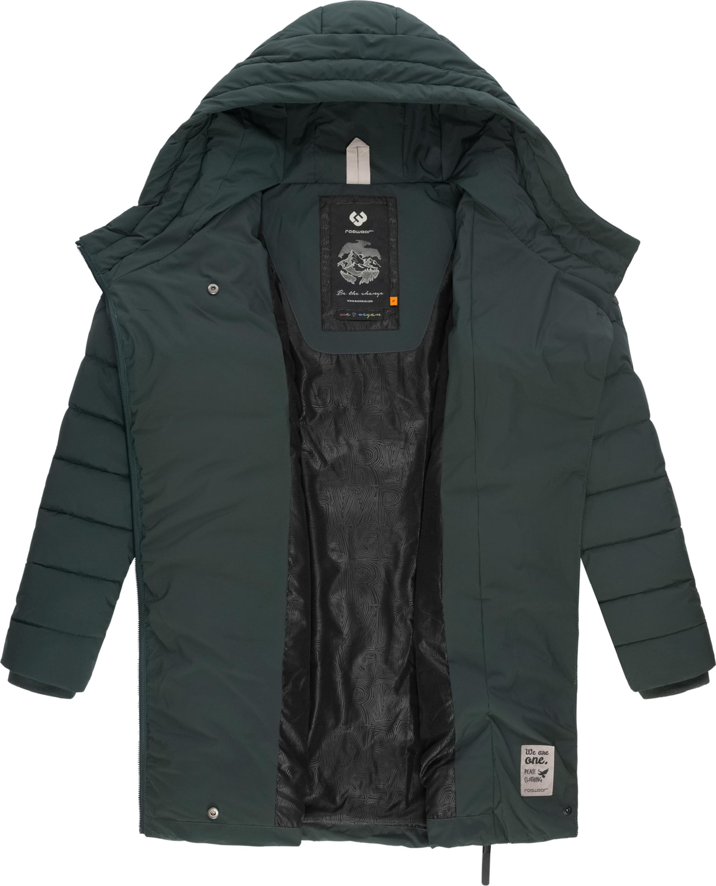 Ragwear Zimní kabát 'Teela' – zelená