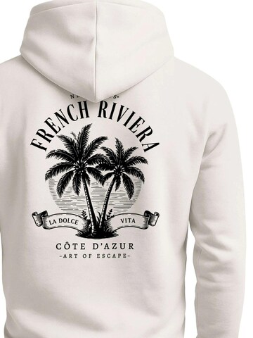 Neverless Sweatshirt 'French Riviera' in Beige