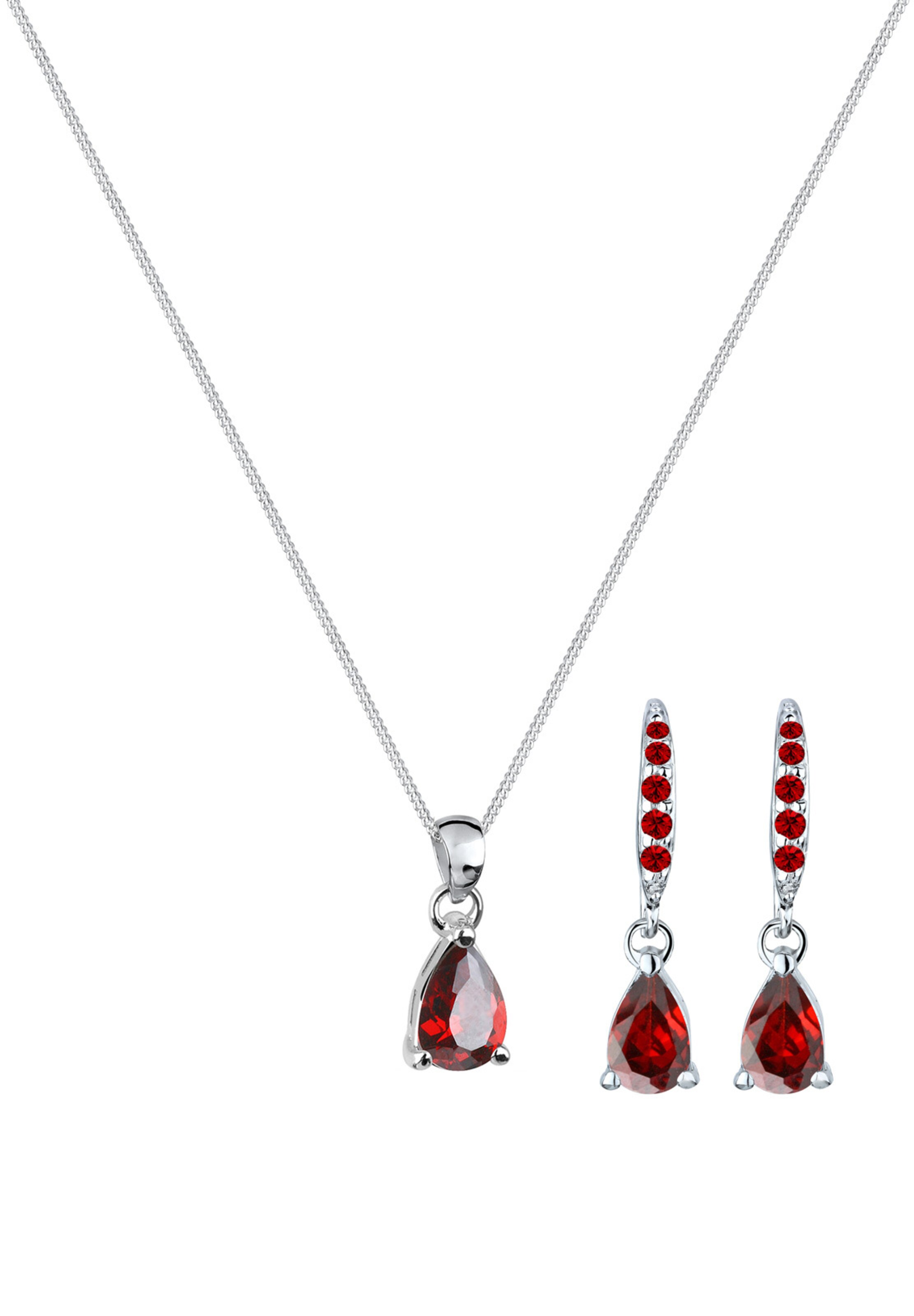 ELLI Schmuckset in Rot