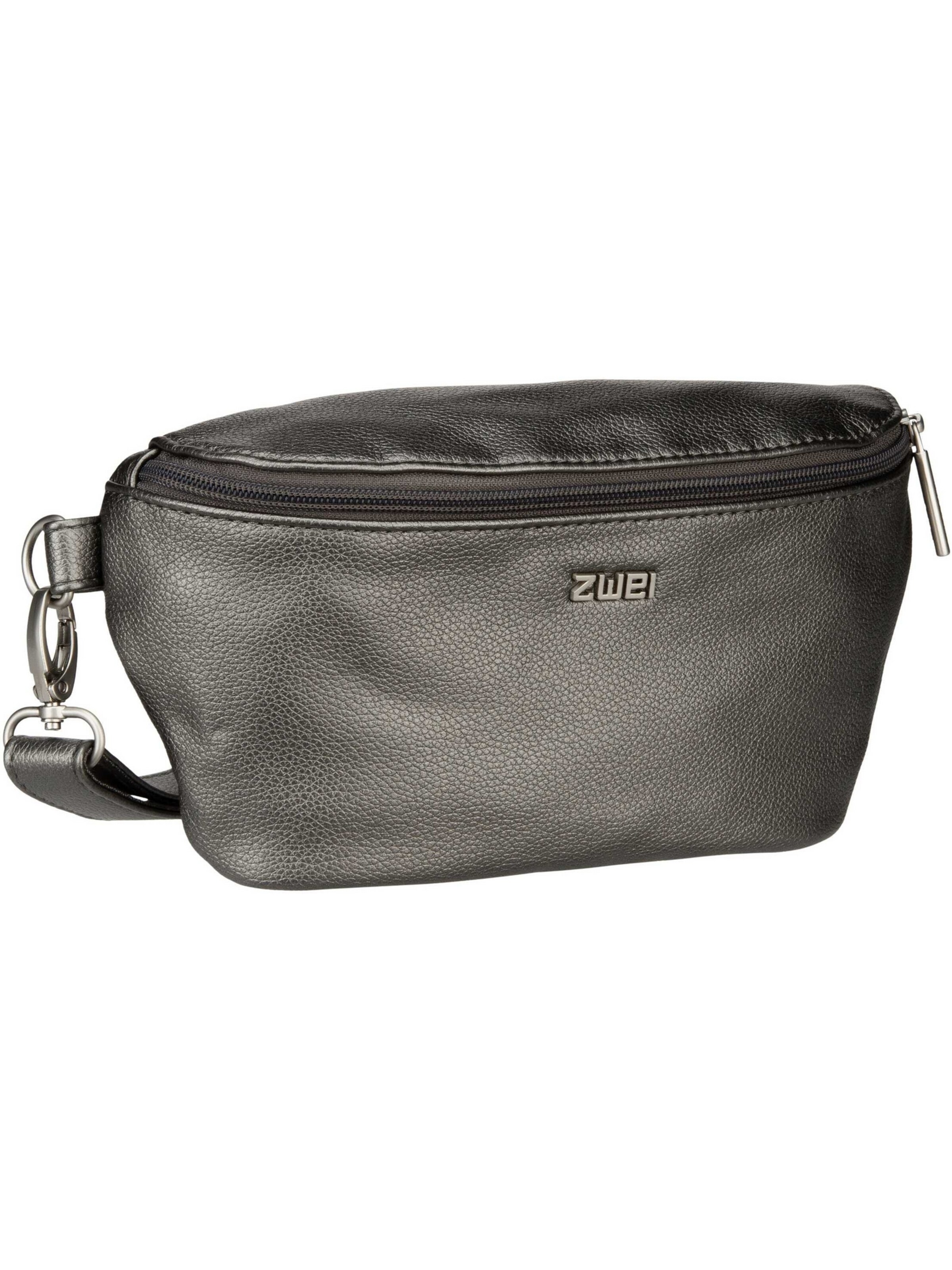 ZWEI Fanny Pack ' Mademoiselle MH4 ' in Silver: front