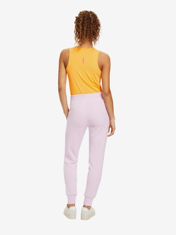 ESPRIT Tapered Sportbroek in Lila