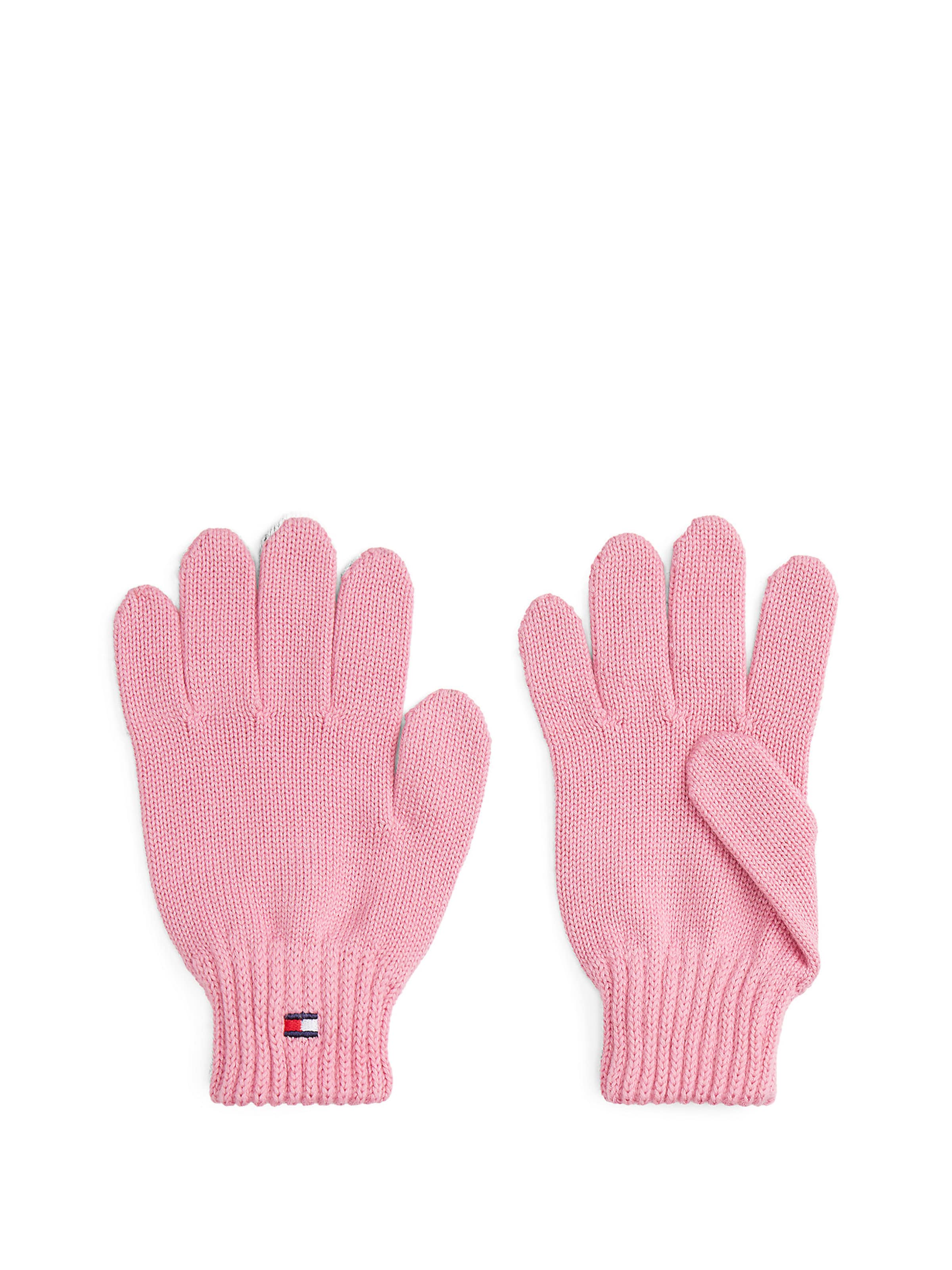 Gants TOMMY HILFIGER en rose : devant