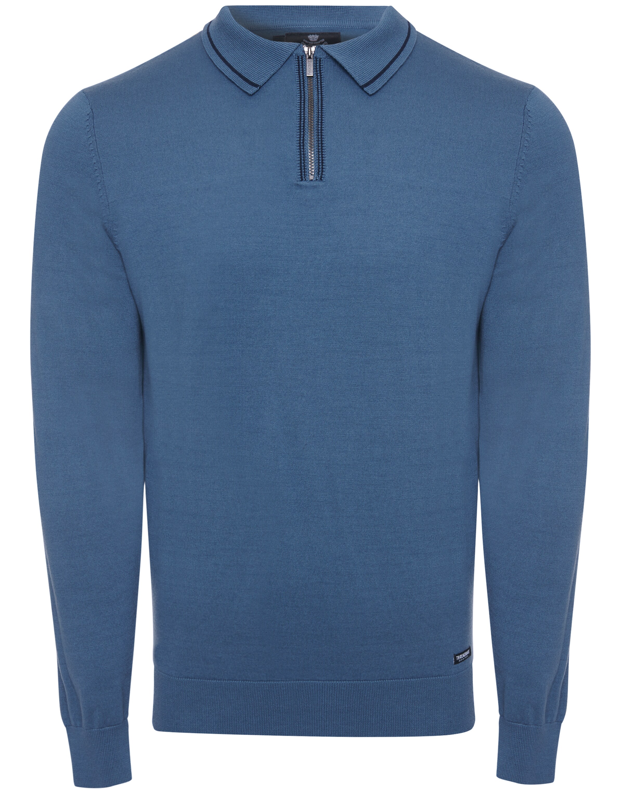 Threadbare Trui 'Barrow' in Blauw: voorkant