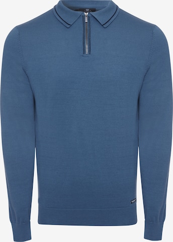 Threadbare Sweater 'Barrow' in Blue: front