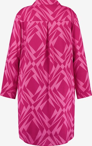 SAMOON Shirt Dress in Pink