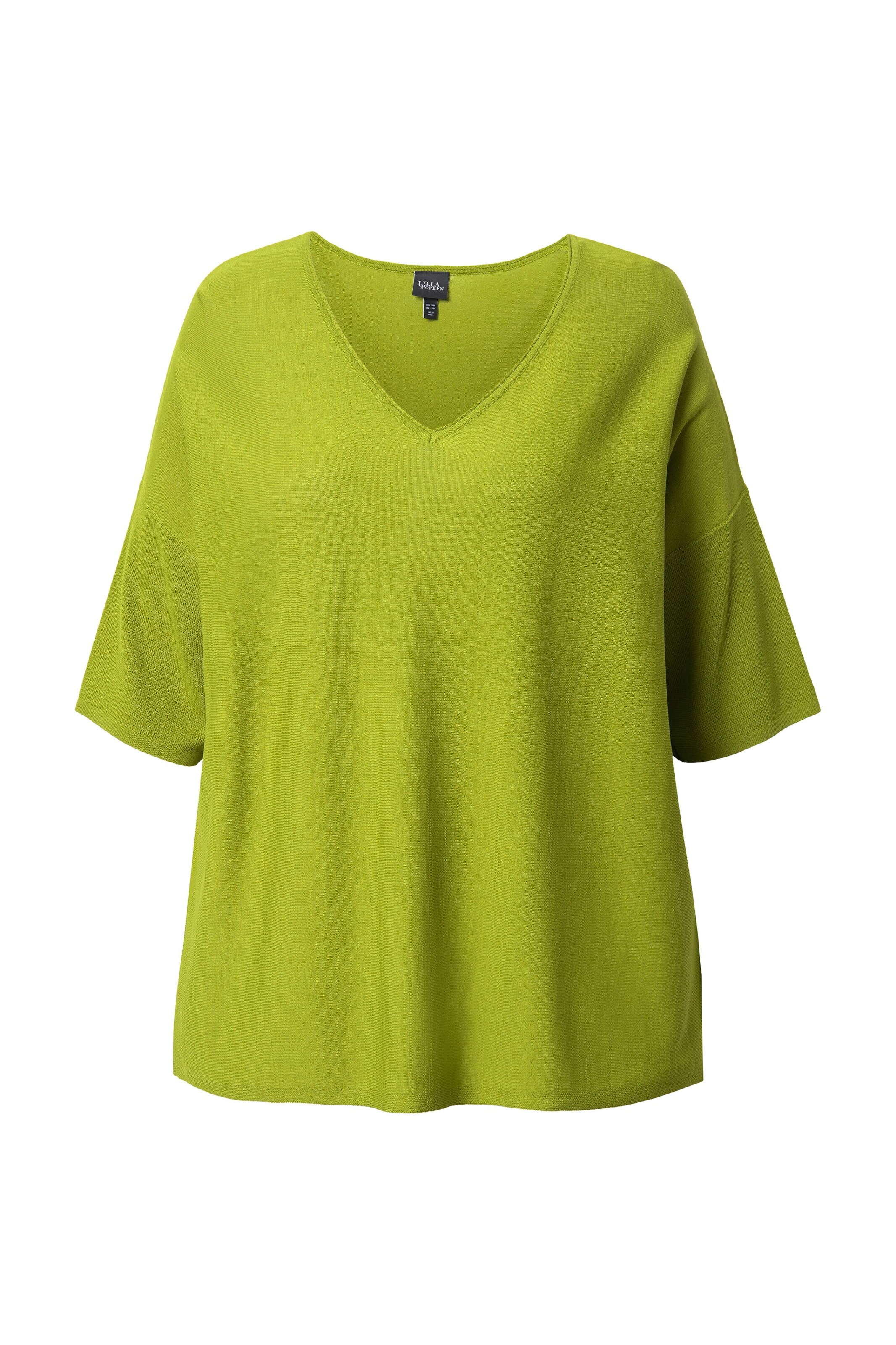 Ulla Popken Trui in Groen: voorkant