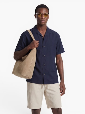 JACK & JONES Классический крой Рубашка 'JWHSummer' в Синий: спереди