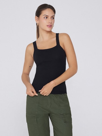 Tezenis Top in Schwarz: Vorderseite