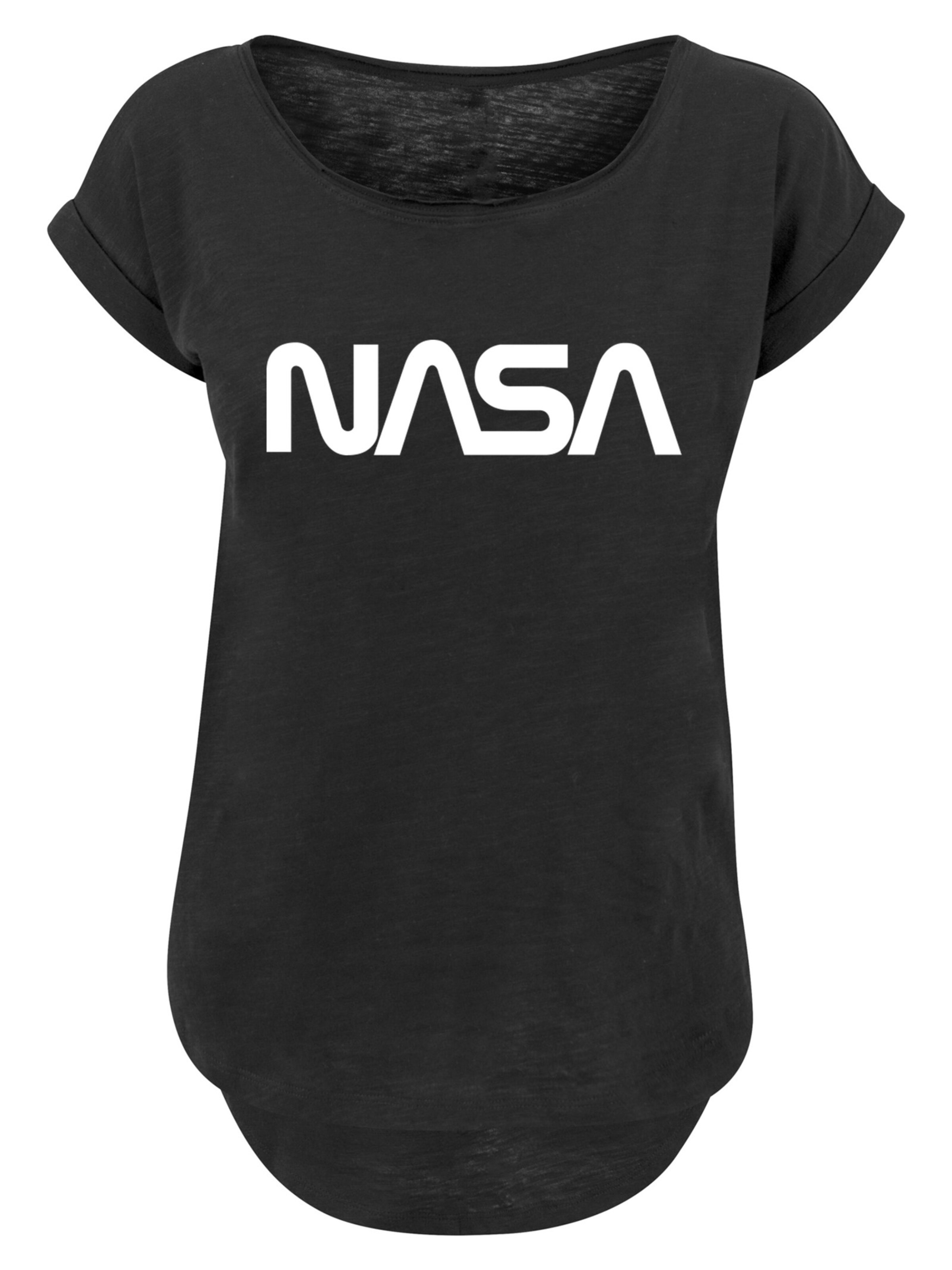 F4NT4STIC Shirt 'Nasa' in Zwart: voorkant