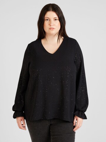 ONLY Carmakoma Blouse 'Josee' in Black: front