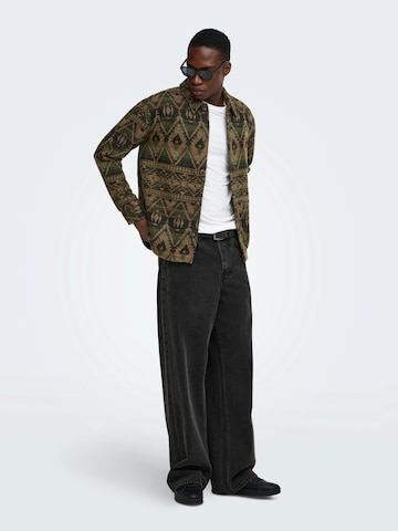 Only & Sons - Ajuste regular Chaqueta de entretiempo 'ONSDeal' en verde