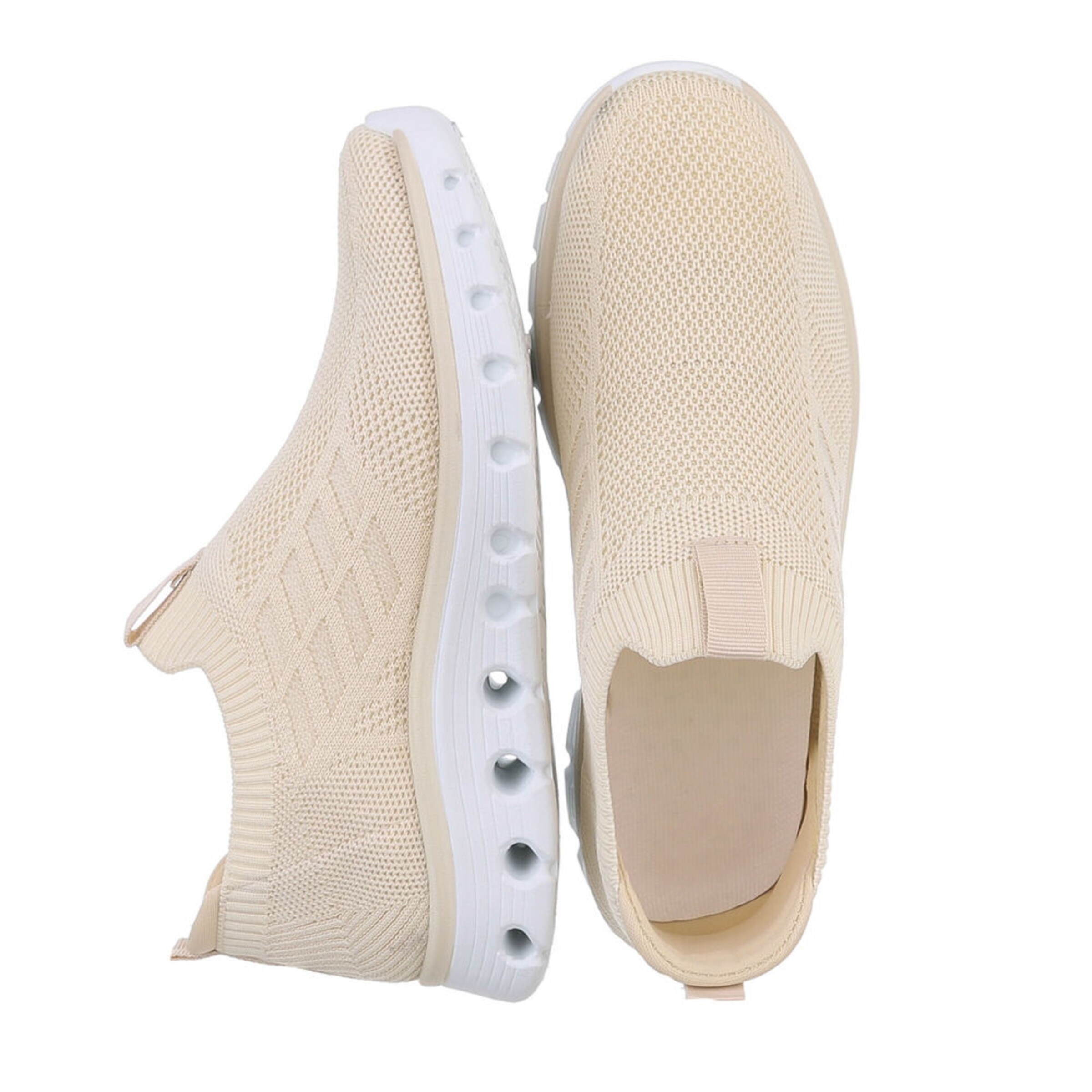 Ital-Design Slip On in Beige