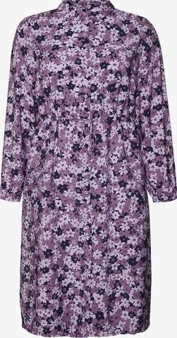 Vero Moda Curve Košilové šaty 'Taylor' – fialová: přední strana