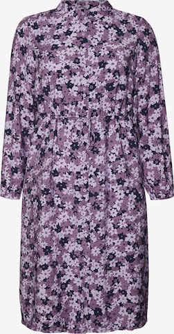 Vero Moda Curve Košilové šaty 'Taylor' – fialová: přední strana