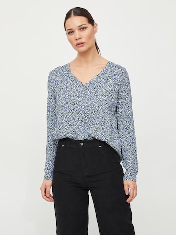 VILA Blouse 'Paya' in Blauw: voorkant