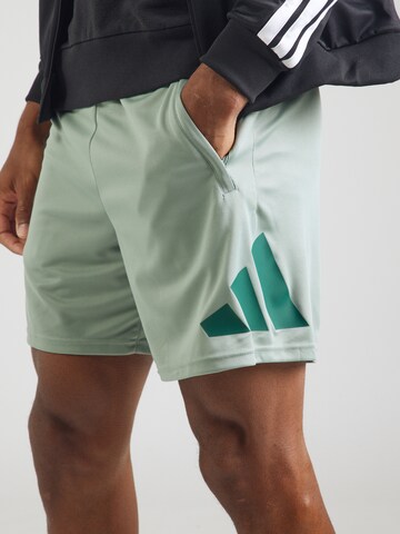 ADIDAS PERFORMANCE Normální Sportovní kalhoty 'Essentials' – zelená