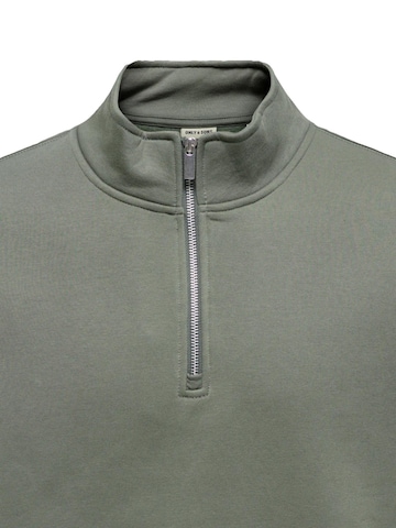 Felpa 'ONSConnor' di Only & Sons in verde