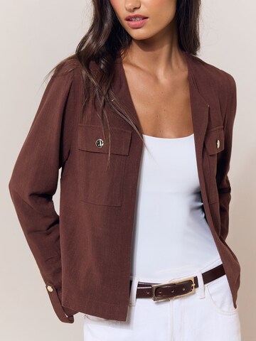 Lipsy Between-season jacket in Brown