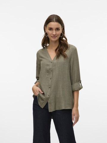 VERO MODA Blouse 'VMMelaney' in Green: front