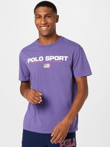 Maglietta di Polo Ralph Lauren in lilla: frontale
