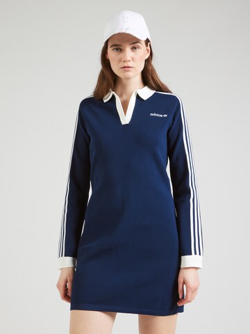 Abito in maglia di ADIDAS ORIGINALS in blu: frontale