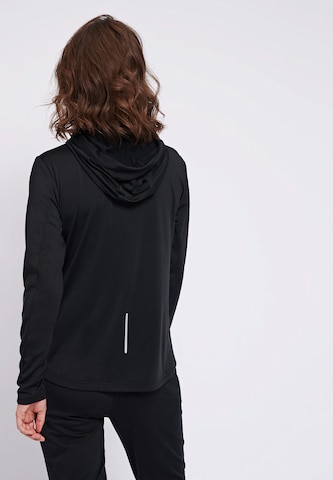 Hummel Athletic Zip-Up Hoodie in Black