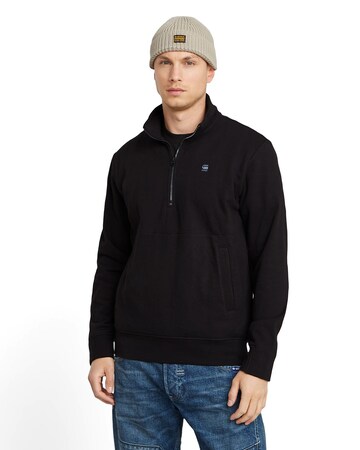 G-STAR Sweatshirt 'Nifous' in Zwart: voorkant