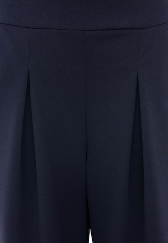 Zwillingsherz Loose fit Pleat-Front Pants in Blue