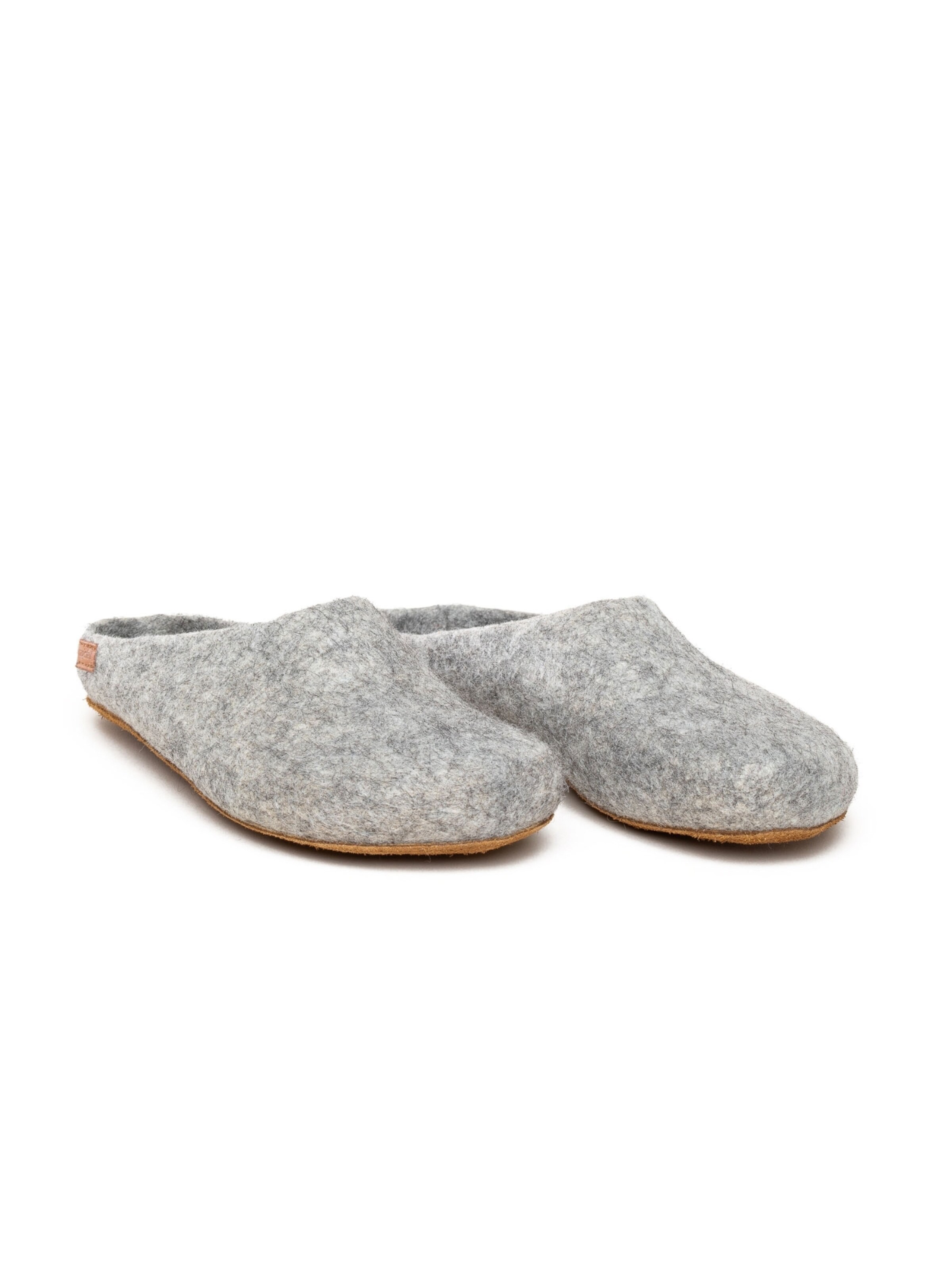 MagicFelt Slippers 'Filzpantoffel Magicfelt 713' in Grey