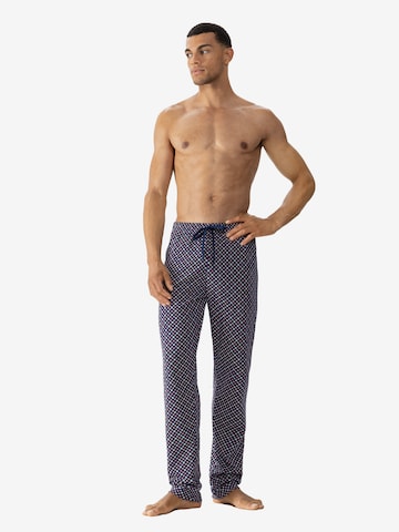 Mey Pyjamabroek 'Tie Minimal' in Blauw