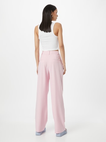 modström Wide leg Pleat-front trousers 'Anker' in Pink