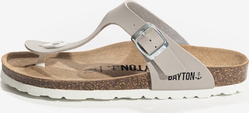 Bayton T-bar sandals 'MELIA' in Grey: front