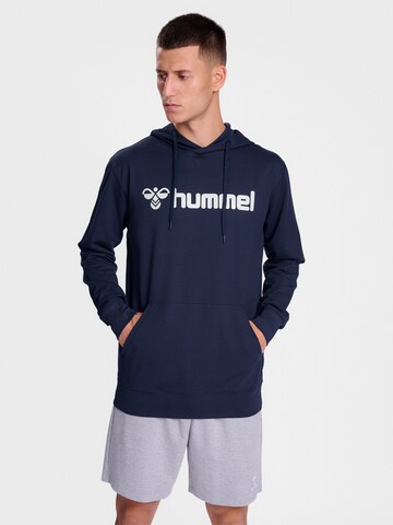 Sweat de sport 'GO 2.0' Hummel en bleu : devant