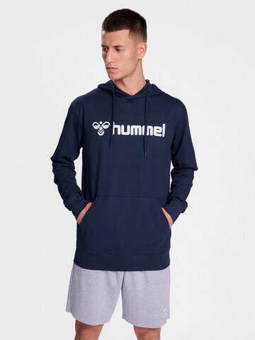 Hummel Sportsweatshirt 'GO 2.0' in Blauw: voorkant