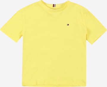 T-Shirt 'Essential' TOMMY HILFIGER en jaune : devant