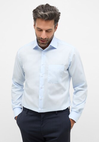 ETERNA Regular fit Zakelijk overhemd in Blauw: voorkant