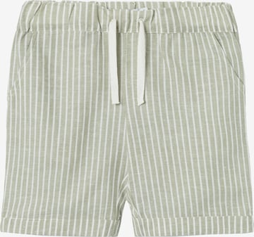 Regular Pantalon 'Hilom' NAME IT en vert : devant