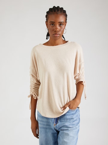 Hailys Sweater 'Am44elia' in Beige: front