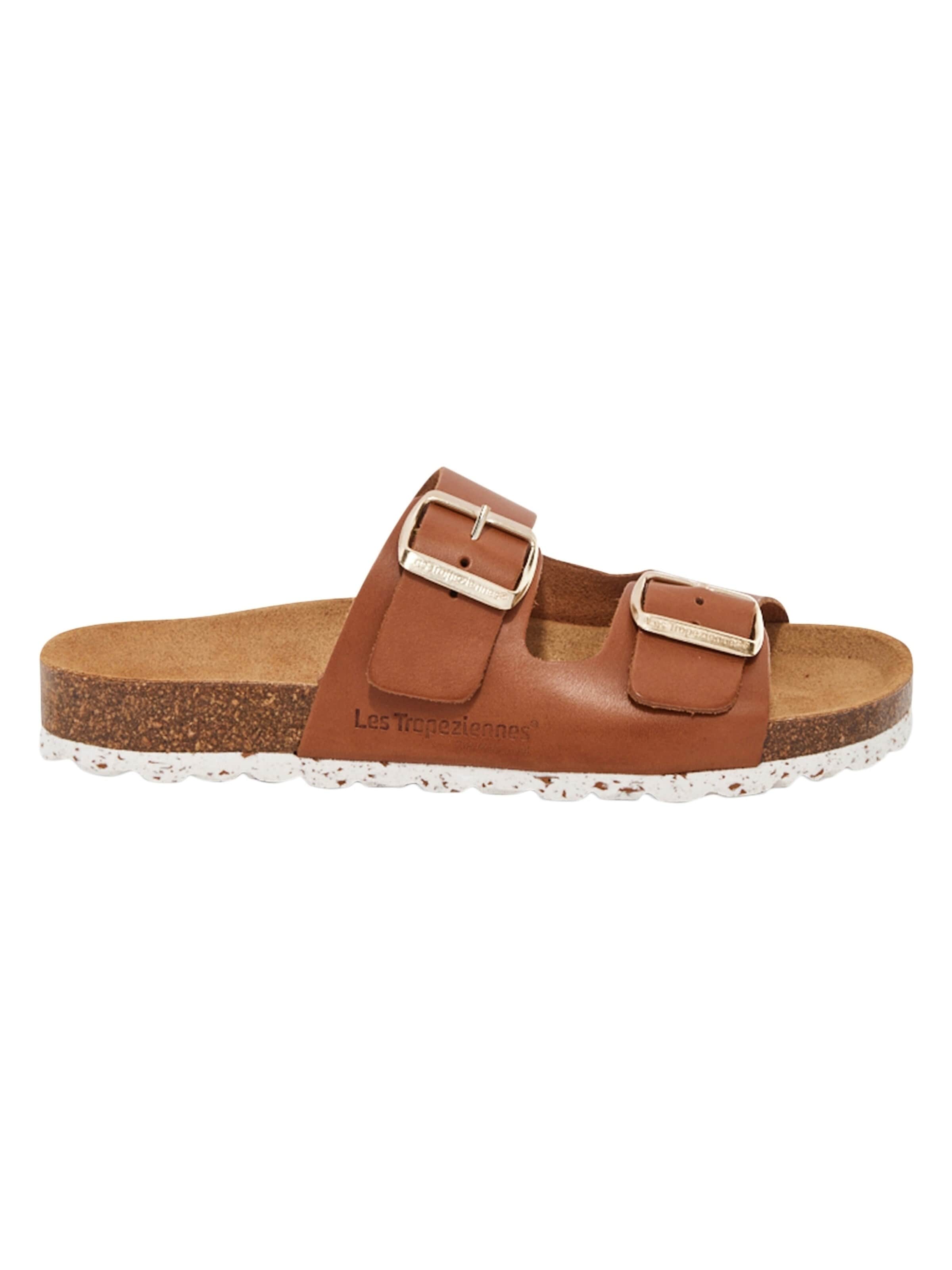 Les Tropéziennes Mules in Brown