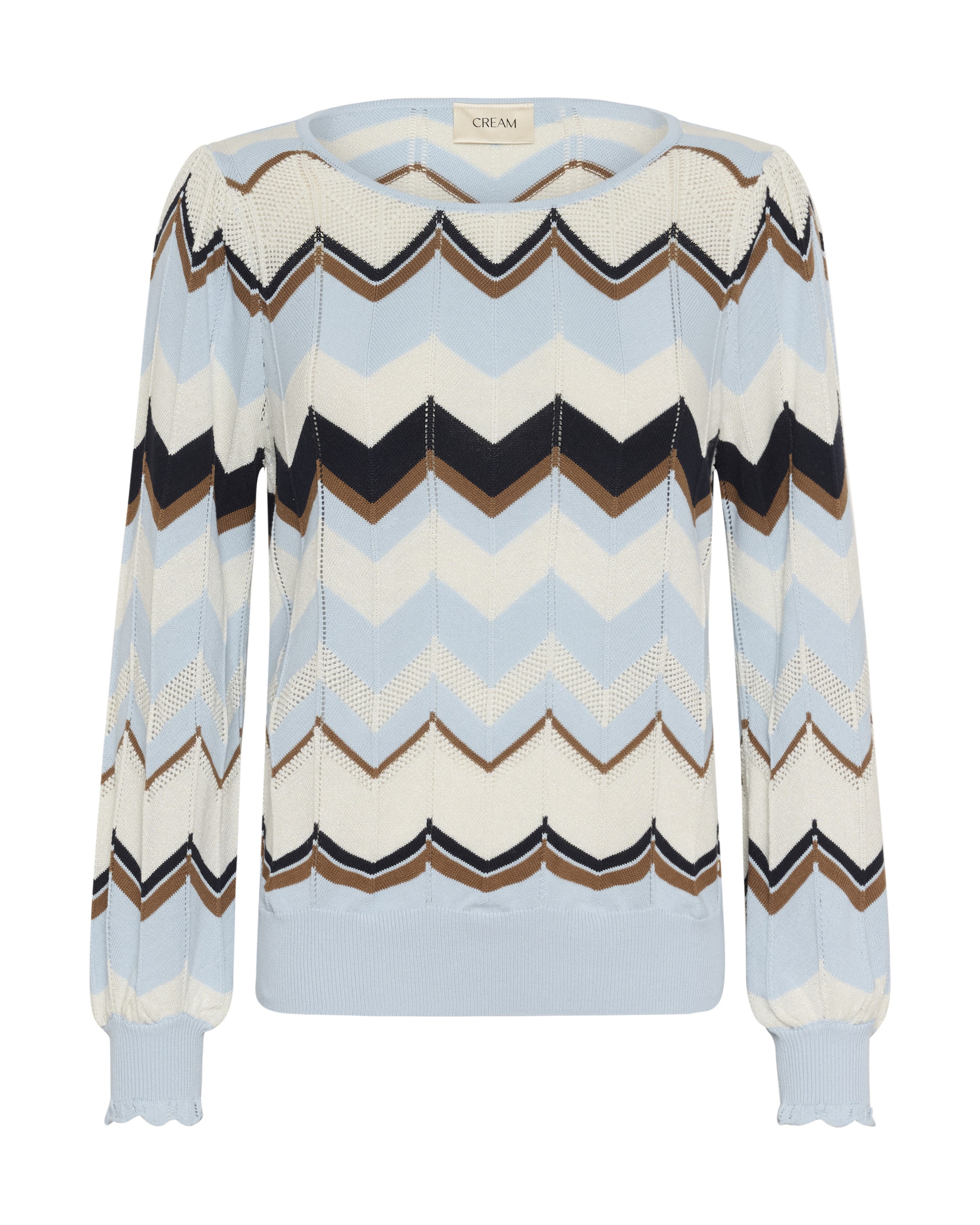 Cream Sweater 'CRNetes' in Blue: front