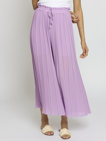 Lilavie Wide leg Pants 'Kimm' in Purple: front