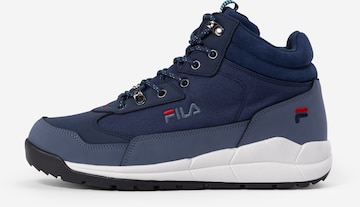 FILA Veterboots in Blauw: voorkant