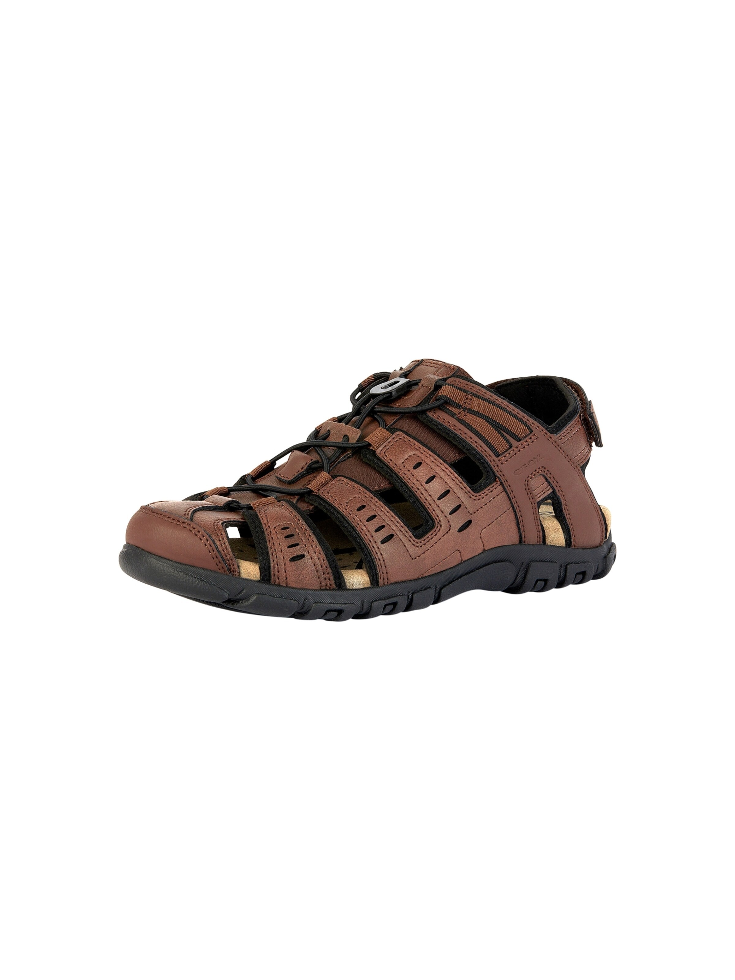 GEOX Sandale 'Strada-Ledersandalen'‌ in Braun