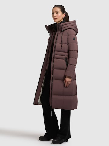 Cappotto invernale di khujo in lilla