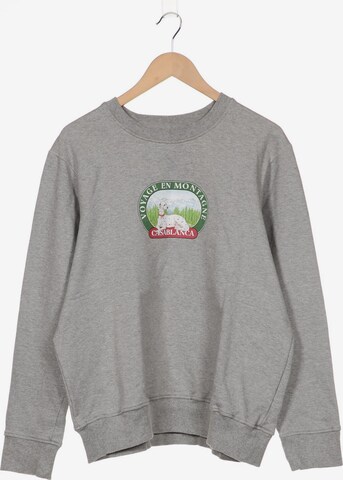 Casablanca Sweatshirt & Zip-Up Hoodie in L in Grey: front