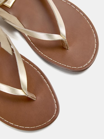 Infradito di Pull&Bear in oro