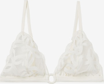 INTIMISSIMI Triangle Bra in White: front