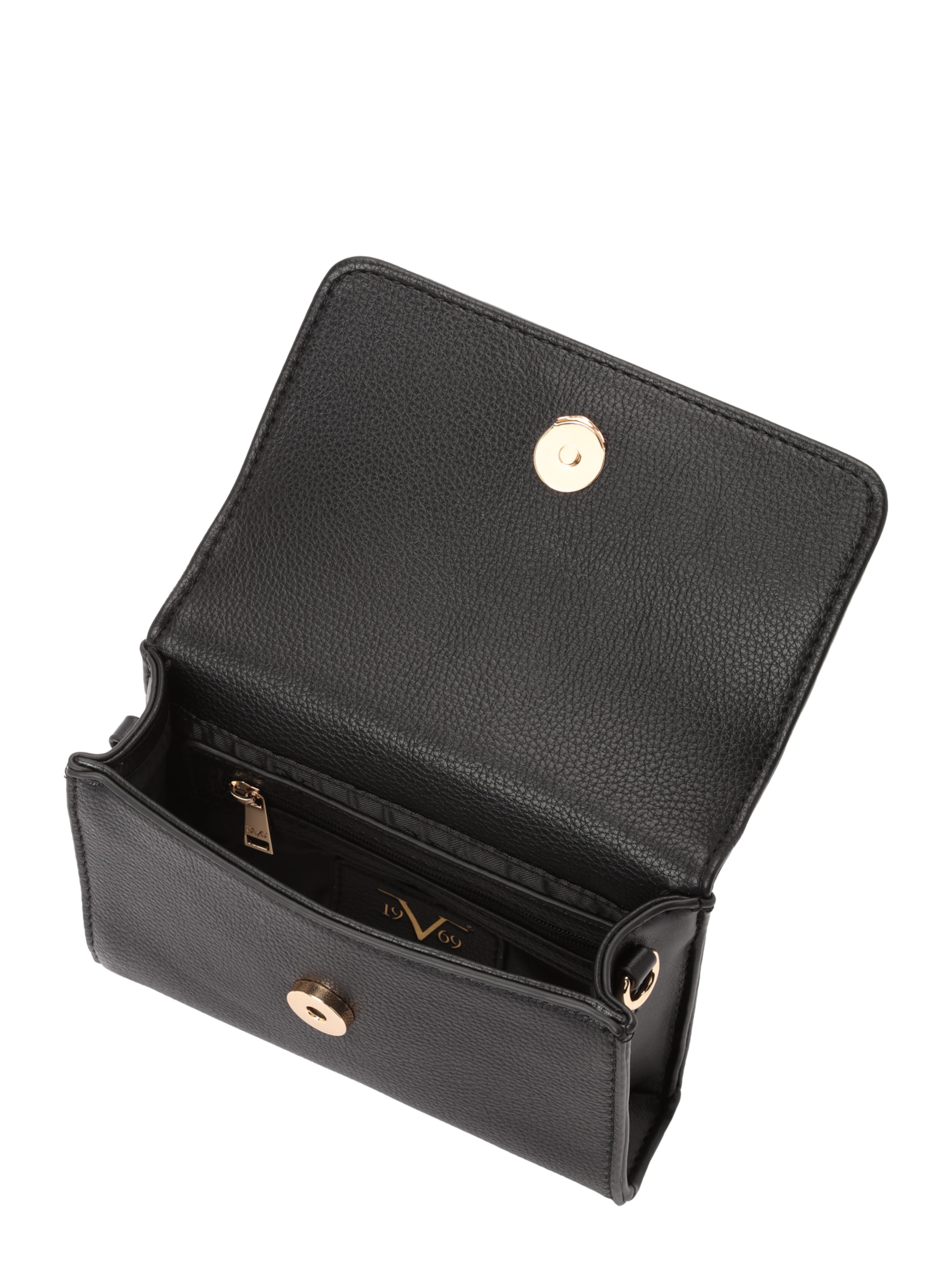 19V69 ITALIA - Bolso de hombro 'Emma' en negro: arriba